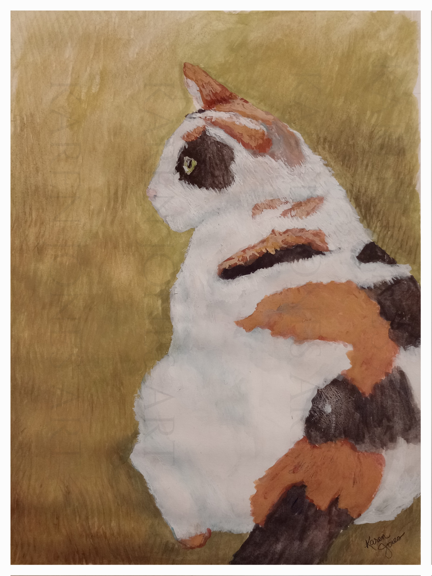 11"x14" Custom Watercolor Pet Portrait